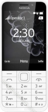 Nokia 230 Dual-SIM white/silver