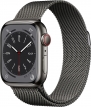 Apple Watch Series 8 (GPS + cellular) 41mm stainless steel graphite with Milanaise-Wristlet graphite 