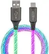 Ansmann USB-A/USB-C cable with LED Illumination 1.0m