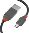 Lindy 0.5m USB 2.0 type A an micro-B cable Anthra Line