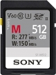 Sony SF-M Series R277/W150 SDXC 512GB, UHS-II U3, Class 10