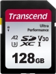 Transcend 340S R160/W90 SDXC 128GB, UHS-I U3, A2, Class 10