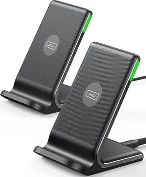 INIU wireless Charging Stand 15W black, 2-pack