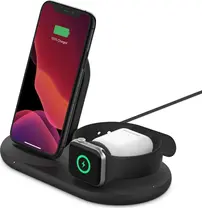 Belkin BoostCharge 3-in-1 wireless Charger for Apple Devices black