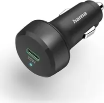 Hama car-quick charger USB-C Power Delivery (PD)/Qualcomm 25W black