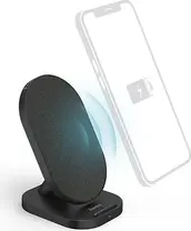 Hama wireless Charger QI-FC10S-Fab 10W wireless Smartphone-зарядная станция black