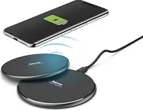 Hama wireless charger QI-FC 10 black, 2-pack