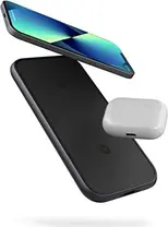 Zens Dual aluminium wireless Charger black